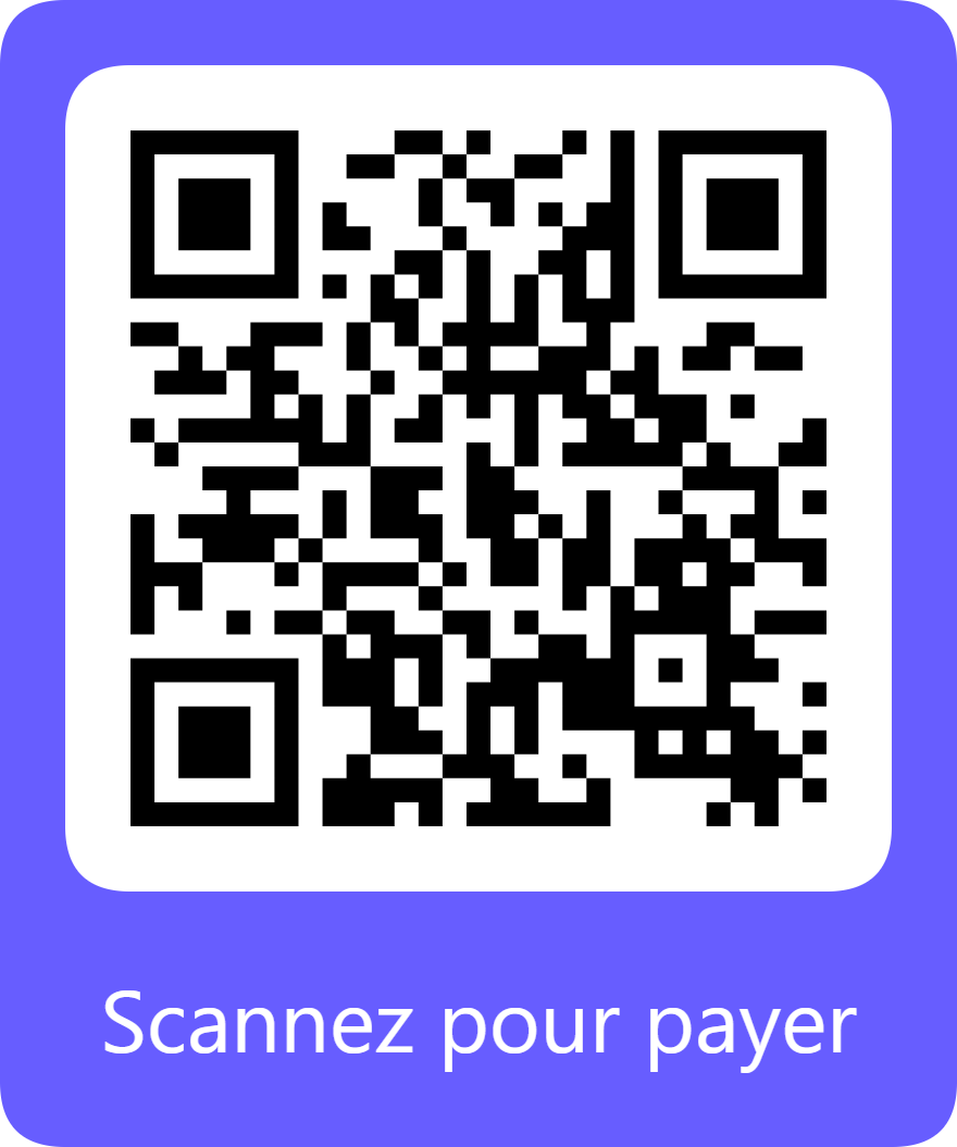 QR code paiement libre CFP